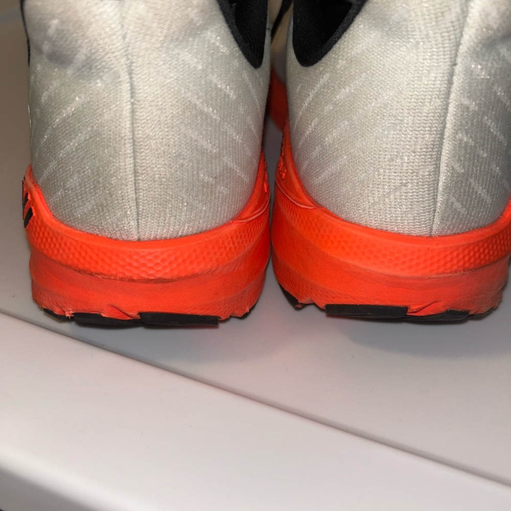 ❌SOLD Brooks Gray and Orange Athletic Shoes with Cushioned Sole - Picture 4 of 8